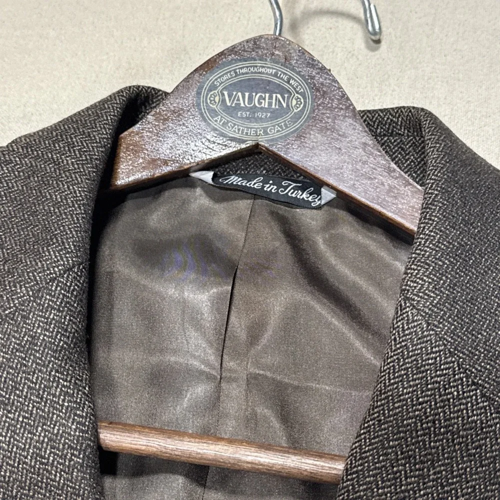 Croft Sport Coat Mens 42 Brown LambsWool Twill  Baracuta Soft Super Fine Lamb